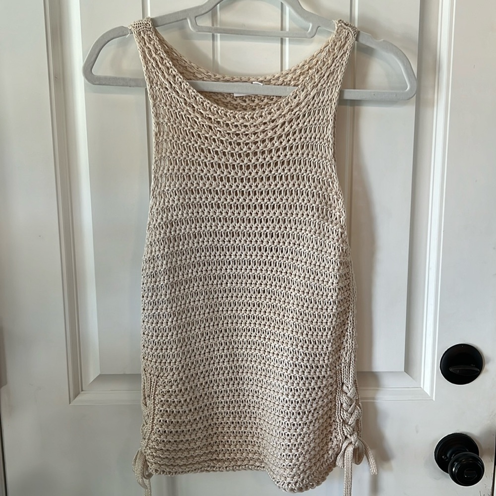 Gap, crocheted, shirt/tank/sweater women’s size small